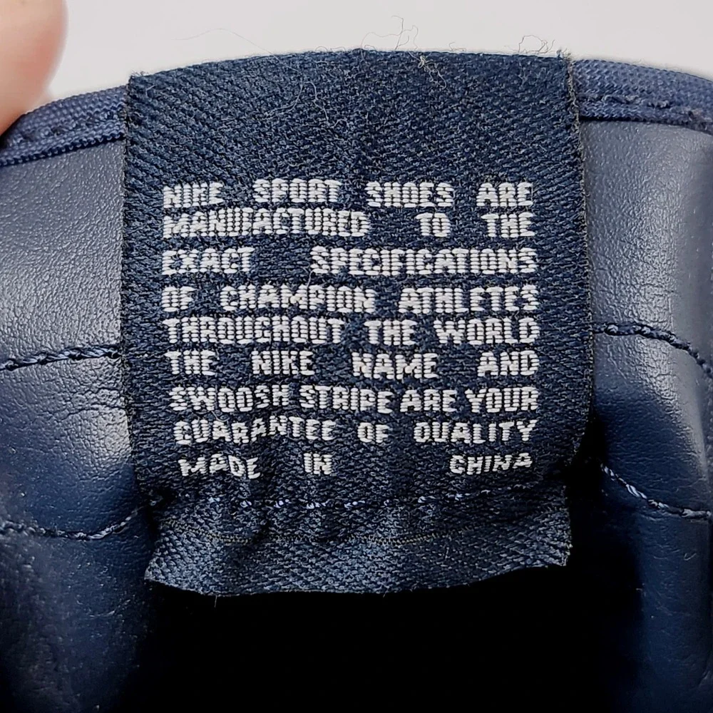 Nike ID Blazer High Top Sneakers Womens Size 9 Custom Denim Canvas Zebra‎ Swoosh